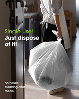 Nappe carrée jetable en plastique, imperméable, facile à nettoyer, de qualité supérieure, pour mariages, fêtes et décorations de vacances