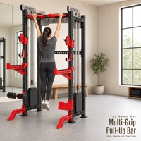 Mesin Pulley Kabel Multifungsi REYK Upgraded High Pull Low Row dengan Rak Beban untuk Latihan