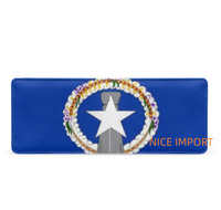 Dompet Kulit Bendera Puerto Rico untuk Pria, Dompet Lipat Dua Kapasitas Ekstra dengan Jendela ID, Dompet Tipis dengan Banyak Slot Kartu