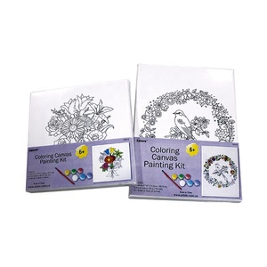 Kit di Pittura Acrilica Digitale Ariste 28921 28922 <span class=keywords><strong>su</strong></span> Tela con Cornice per Decorazione Classica della Casa, Fiori e Animali - Product Image 1