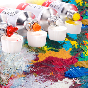 สีน้ำมันสำหรับศิลปินบนผ้าใบ ขนาดใหญ่พิเศษ 300 มล. หลอดอะลูมิเนียม เป็นมิตรกับสิ่งแวดล้อม ปลอดสารพิษ คุณภาพระดับมืออาชีพ - Product Image 5