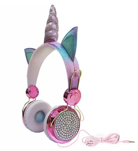 KH3ใหม่เดิม Kin สำหรับเด็กโรงเรียนนักเรียนชุดหูฟังแมวหูสายเด็กยูนิคอร์นหูฟัง - Product Image 3