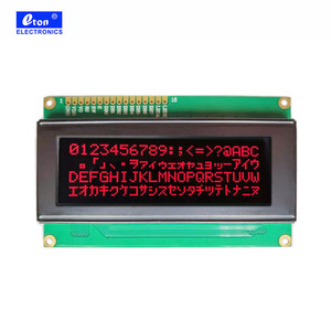 Mô-đun hiển thị đơn sắc <span class=keywords><strong>20x4</strong></span> STN với các từ màu đỏ trên nền đen nhân vật pantalla ecran LCD - Product Image 3