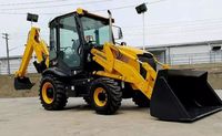 Backhoe Loader Hidrolik Berkinerja Tinggi 764A 8.1 Ton dengan Kapasitas Bucket 1.1m³ untuk Teknik Kehutanan Kota