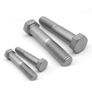 สลักเกลียวหัวหกเหลี่ยมภายนอก M8 M11 M24 ระดับ 8.8 เคลือบดาโครเมท GB5782 สกรูความแข็งแรงสูง เกลียวครึ่งตัว เหล็กกล้าคาร์บอน - Product Image 2