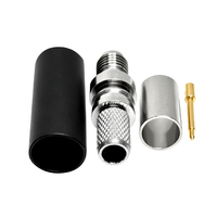 Connecteurs coaxiaux RF à faible perte RP-SMA femelle à sertir haute performance pour antenne de routeur WiFi LMR240 RG8X RG59