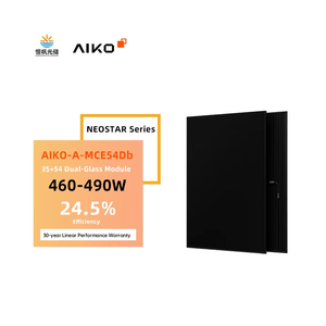 Vente flash - Panneau solaire Aiko 3S+54 double vitrage type N - 460W-490W - Efficacité 24,5% - NEOSTAR - Product Image 1