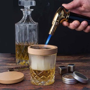 Vente en gros kit de barman de mixologie de qualité supérieure boisson fumeur de cocktail et de whisky avec verres en cubes métalliques - Product Image 6