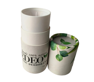 บรรจุภัณฑ์หลอดกระดาษคราฟท์เคลือบยูวีสี่สี พิมพ์ลาย สำหรับหลอดลิปสติก เป็นมิตรกับสิ่งแวดล้อม ย่อยสลายได้ รีไซเคิลได้ - Product Image 1