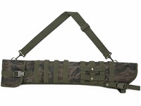 Housse de rangement longue et rembourrée pour équipement, avec six anneaux en D, sangle réglable et boucle à dégagement rapide pour le transport sur le terrain
