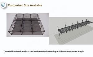 Couverture durable de stationnement extérieur de taille personnalisée Carports Protection de véhicule résistante aux UV résistante à la pression <span class=keywords><strong>bois</strong></span> traité Nature - Product Image 5