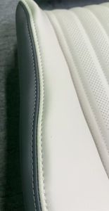 Fundas de Asiento de Coche de Cuero Nappa Blanco Personalizadas para Land Cruiser <span class=keywords><strong>2022</strong></span>, Reemplazo Completo, Clase E, Serie 7, Golf, Passat CC, A7, <span class=keywords><strong>A5</strong></span>, Hiace - Product Image 6