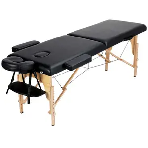 Cama de masaje plegable ajustable para salón de belleza, muebles de spa, mesa de masaje, gran oferta