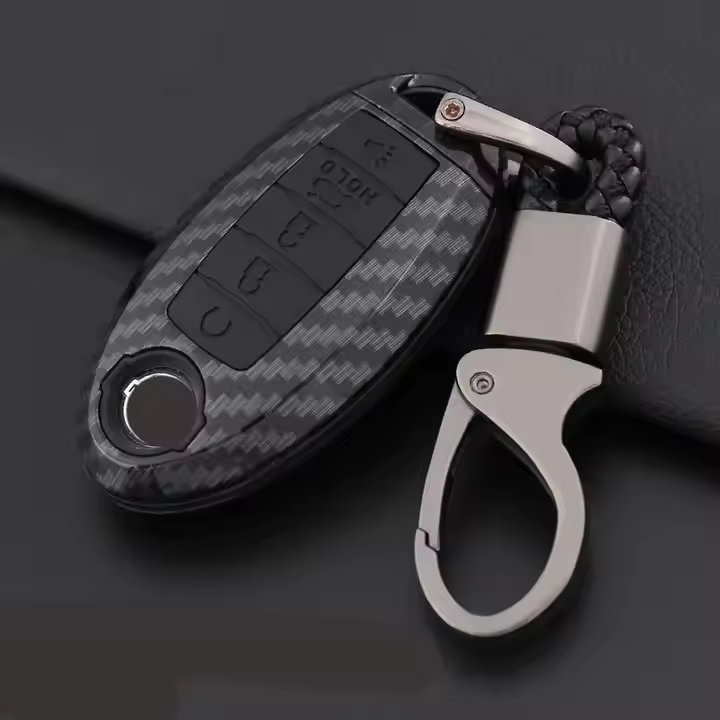 Noir carbone 5 boutons
