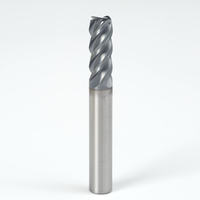 Fraise à bout en carbure de tungstène à 4 flûtes, fraise plate CNC, outil de coupe pour l'usinage de métaux normaux, prise en charge de la personnalisation OEM ODM