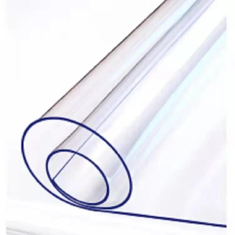 Rouleaux de Film PVC transparents, 10 couleurs, en plastique Transparent
