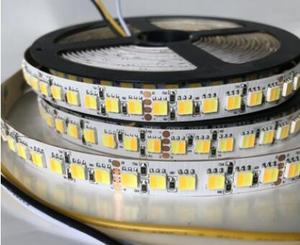ร้อนขาย CCT ลดแสง WW + CW 2ใน1ชิปนำแสงแถบ5050สีขาว24V แถบนำแสง