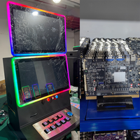 Moniteur double tactile de haute qualité Miracle pour armoire en métal et acrylique, écran vertical incurvé, machine de jeu de bureau, vente à prix réduit