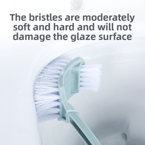 <span class=keywords><strong>Brosse</strong></span> de toilette à long manche et poils doux, ensemble de nettoyage pour salle de bain avec support, <span class=keywords><strong>brosse</strong></span> <span class=keywords><strong>WC</strong></span> durable pour l'hygiène des toilettes et de la salle de bain - Product Image 3