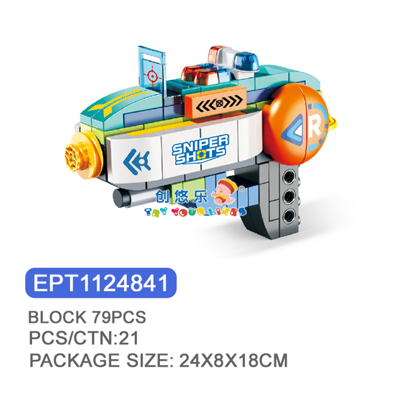 EPT1124841 - Briques de pistolet transformables 79 pièces (21 pièces/ctn)