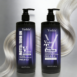 Loción Morada para Cabello Rubio, Fórmula Concentrada que Elimina los Tonos Amarillos, Nutre Profundamente y Repara el Color - Product Image 5