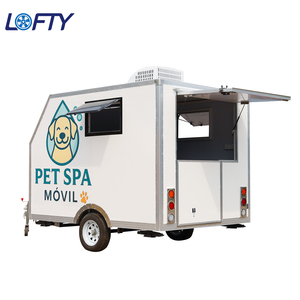 Remolque Móvil Personalizado para Peluquería Canina con Barra de Remolque y Equipamiento Premium - Product Image 3