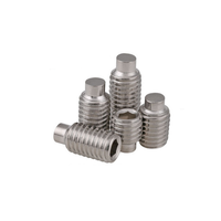 Vis à tête hexagonale en acier inoxydable SS304 SS316 M2 M2.5 M3 M4 M5 avec pointe en forme de chien DIN915