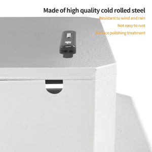 Treo tường 1.2mm thép cán nguội Xe Điện Sạc Hộp bảo vệ forenclosure với khóa | thiết kế một mảnh liền mạch - Product Image 4