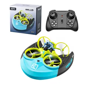 Cadeau pour enfant garçon V24 Air/terre/eau conduite EPP mousse avion jouet télécommande avion RC Drone Quadcopter