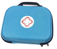 Sac médical de premiers soins étanche à domicile pochette rigide EVA Kit de premiers soins d'urgence