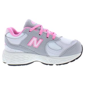 New Balance 2002R Chaussures pour bébés et tout-petits Gris Rose Maille Baskets de course - Product Image 2