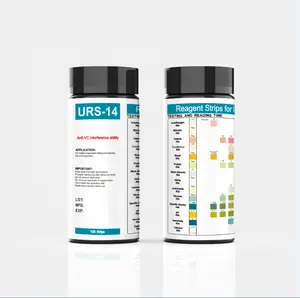 Strip Tes Analisis Urin Microalbumin 14 Parameter Strip Tes Urin Menggunakan URS-14
