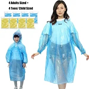 Imperméable jetable portable pour Poncho imperméable pour hommes femmes pour la randonnée imperméable <span class=keywords><strong>de</strong></span> pêcheur d'urgence pour l'extérieur - Product Image 2