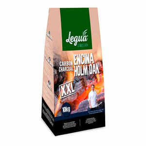 Bolsa de carbón de roble de 10kg de fabricante español, carbón ecológico de calidad natural con largo tiempo de combustión para barbacoa - Product Image 1