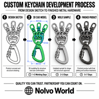 Mousqueton double en métal pour porte-clés, crochet à ressort rotatif, boucle à dégagement rapide pour laisse d'animal, breloque, sangle de voiture, matériel de bricolage
