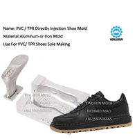 Moules pour baskets pour hommes, chaussures homme personnalisées, tricotage Fly, noir, PVC, TPR, service de moulage de chaussures de sport, haut niveau