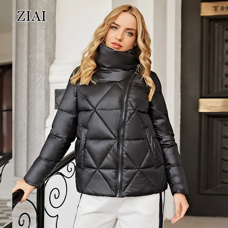 Wholesale women bubble jacket Outwear trend Jacket Short Parkas Padded casual fashion female high quality Warm Plus size