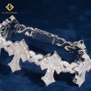 Pulsera de Diamantes Cultivados en Laboratorio ZUANFA, Chapada en Oro Blanco y Rodio, Certificada por IGI, Lujosa, Unisex, para Uso Diario - Product Image 2