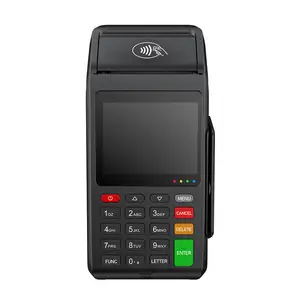 Portable android pos terminal with 80mm thermal printer nfc reader