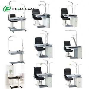 Mesa de Optometría Combinada FELIX OPTICAL CP-180A 2024 con Elevador de Silla para Instrumentos Ópticos de Refracción, Unidad de Vidrio Óptico - Product Image 3