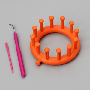 Len Làm Công Cụ Thủ Công Vòng Đan <span class=keywords><strong>Loom</strong></span> 3Pcs <span class=keywords><strong>DIY</strong></span> Dệt Kim Công Cụ Thông Tư Knitter Dệt Kim <span class=keywords><strong>Loom</strong></span> Kim Móc Áo Len Hat - Product Image 4