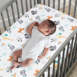 Juego <span class=keywords><strong>de</strong></span> Ropa <span class=keywords><strong>de</strong></span> Cama para Bebés e Infantes, Incluye Edredón <span class=keywords><strong>de</strong></span> Dibujos Animados, Sábana Ajustable para <span class=keywords><strong>Cuna</strong></span> y Falda para <span class=keywords><strong>Cuna</strong></span> - Product Image 5