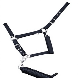Customized Personalized Nylon Horse Padded <b>Halter</b> English Saddle Rope Lead High Quality Waterproof Durable OEM Custom Logo - Product Image 2