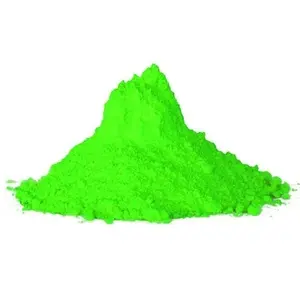 Pigmento fluorescente UV verde neon à base de água para plásticos por atacado