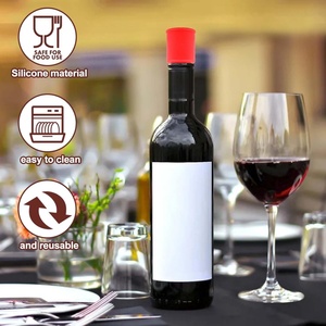 Tapón de Vino de Silicona Vodolo, Juego de 4 Piezas Reutilizables e Irrompibles, Mantiene el Vino Fresco para Uso Doméstico - Product Image 3