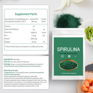 Özel Marka Saf Spirulina Tozu Bağışıklık Desteği ve Antioksidanlar Zengin <span class=keywords><strong>Vegan</strong></span> <span class=keywords><strong>Protein</strong></span> İçerikli - Product Image 2