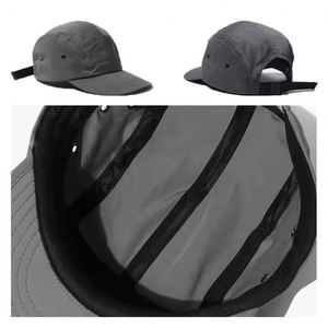 Gorra de 5 Paneles Personalizada de Nailon Impermeable de Secado Rápido para Campamento y Running - Product Image 2