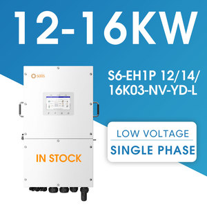 <span class=keywords><strong>Solis</strong></span> bassa tensione <span class=keywords><strong>Inverter</strong></span> di accumulo di energia S6-EH1P(12-16)K03-NV-YD-L ibrido monofase 12kw 14kw 16kw Solar Inversor <span class=keywords><strong>Solis</strong></span> - Product Image 1