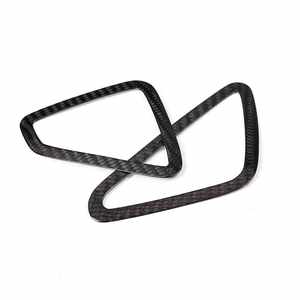 リアルカーボンファイバー 3K ツイル織り 光沢仕上げ 高級保護 ダッシュボード エアベント フレームトリムカバー 2ピースセット BMW X5 インテリア - Product Image 5