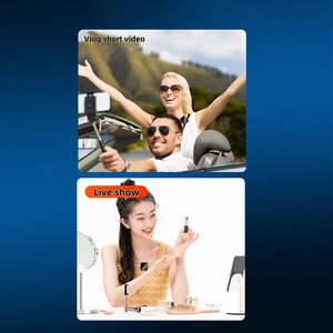 מיקרופון דש אלחוטי F16 One-To-One מסוג קונדנסר לטלפונים אנדרואיד, להקלטות חיות בחוץ, ראיונות וולוגים - Product Image 2